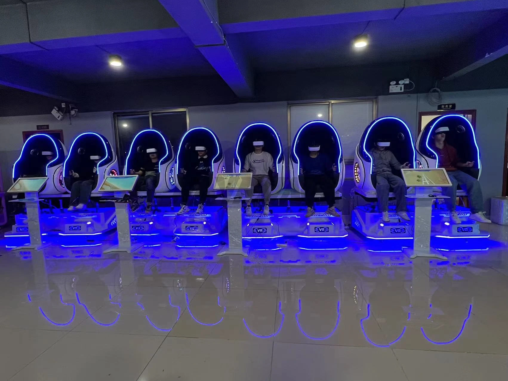 Оптовая продажа 9D Egg VR Cinema 2 места платформа виртуальной реальности для аркады