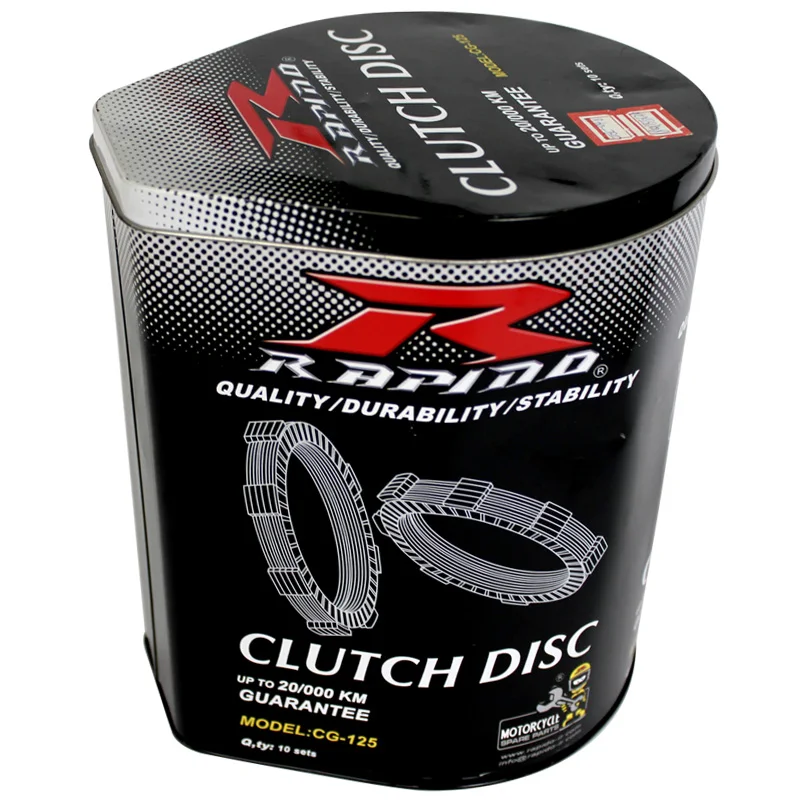 clutch disc package tin box custom design
