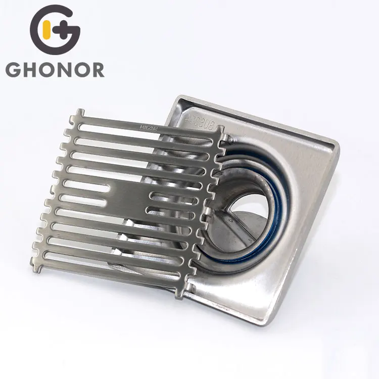 Ghonor Names High Quality Luxury China Bathroom Fittings Accessories Bath Room Toilet Floor Water Drainer Stainless Steel