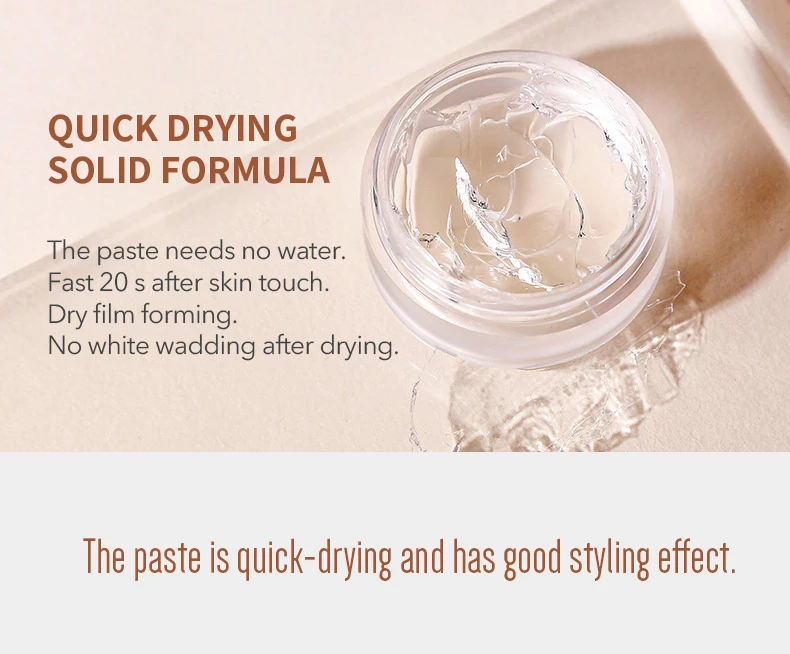 eyebrow soap long lasting transparent eye brow lifting gel private label vegan eyebrow styling gel brows wax sculpt soap