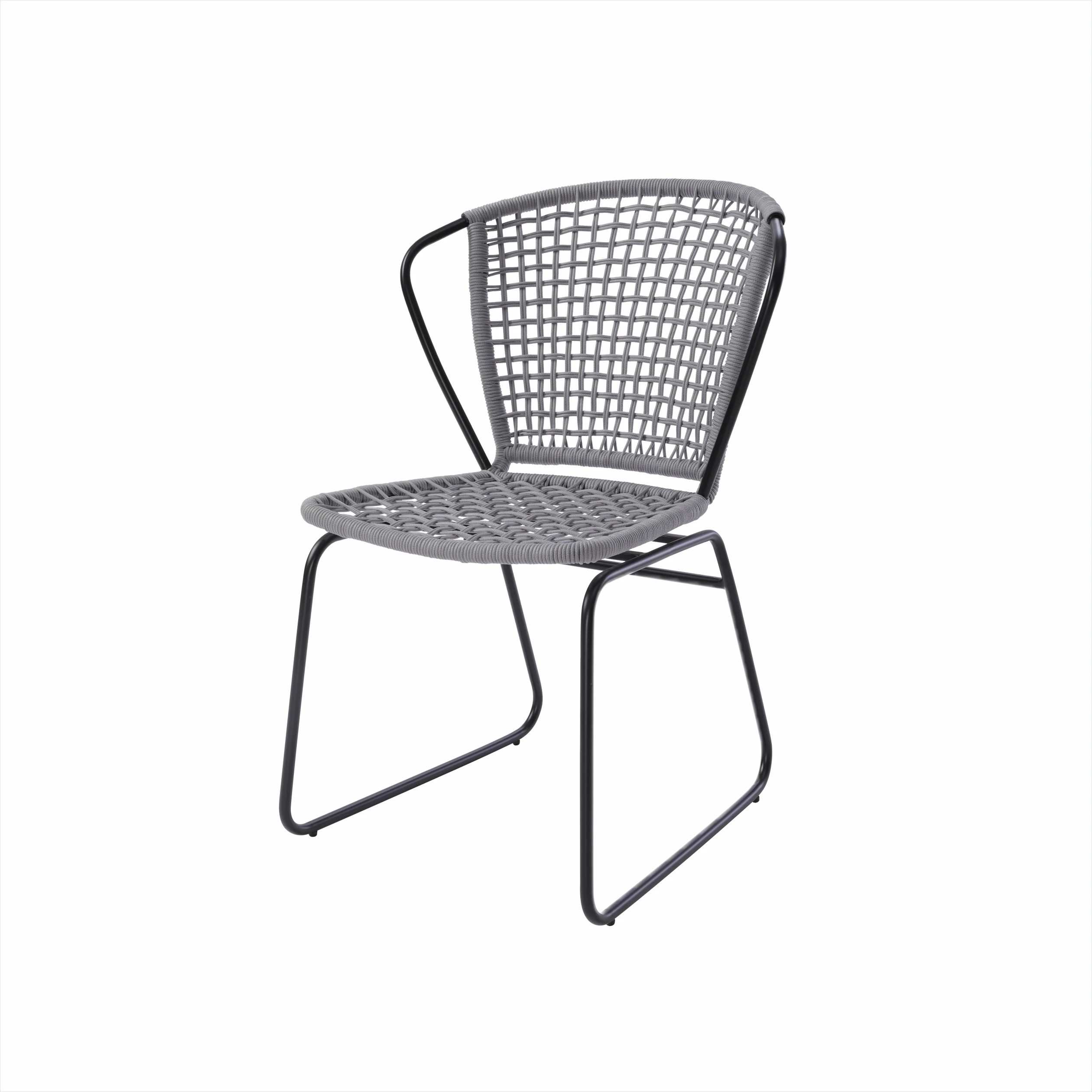 Outdoor dark green rattan garden garden leisure and comfortable rattan chair home set