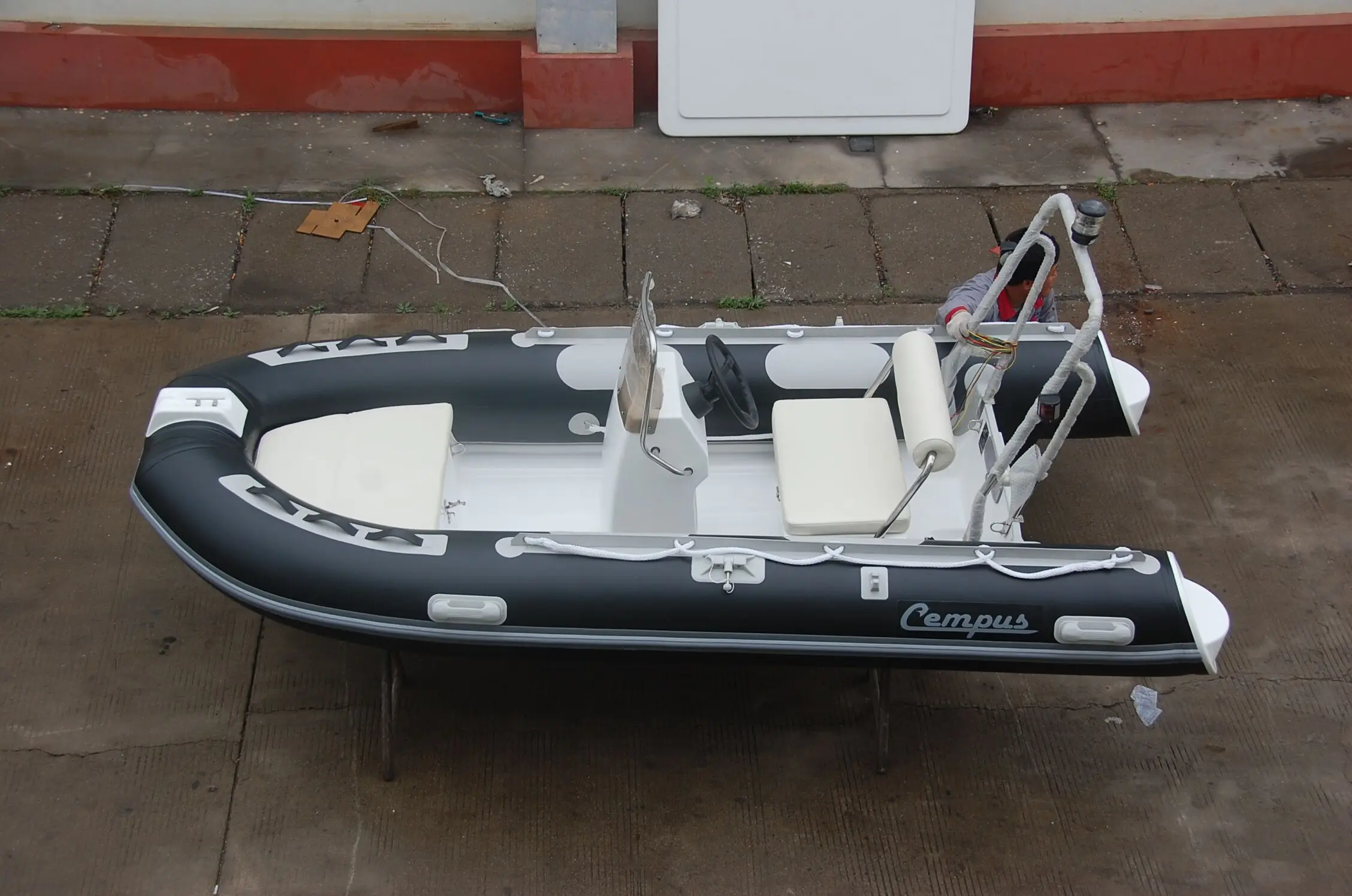 Hypalon Rib Boats Rigid Inflatable Boat 480 rib hypalon inflatable boat for selling
