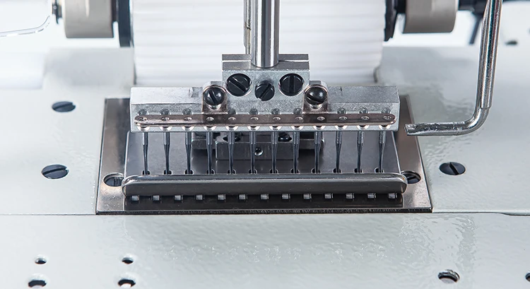 JTVC008-12-UT Industrial High Efficient Automatic Cutting And Sewing Machine Multi Needle Sewing Machine