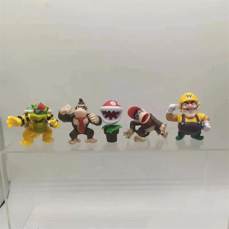 DOULUO 18PCS/Lot Super Mario Yoshi Dinosaur Figure toy PVC Action Figures