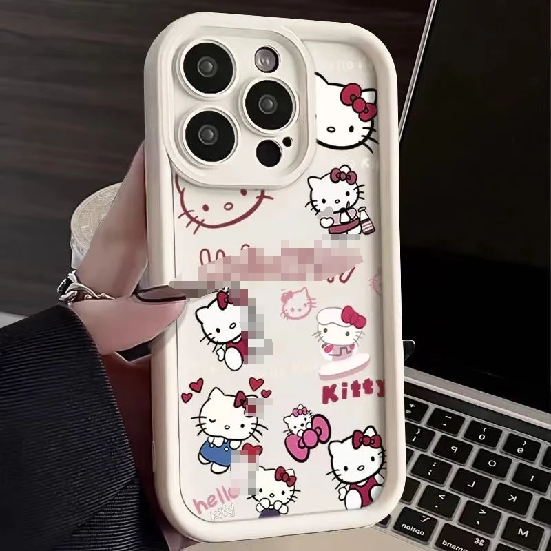 Силиконовый чехол для телефона с изображением котенка и кота