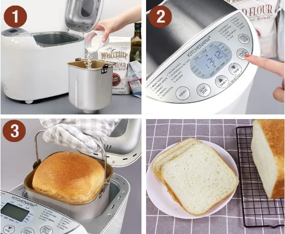 19-in-1bread making machine for home use-Mini intelligent bread machine