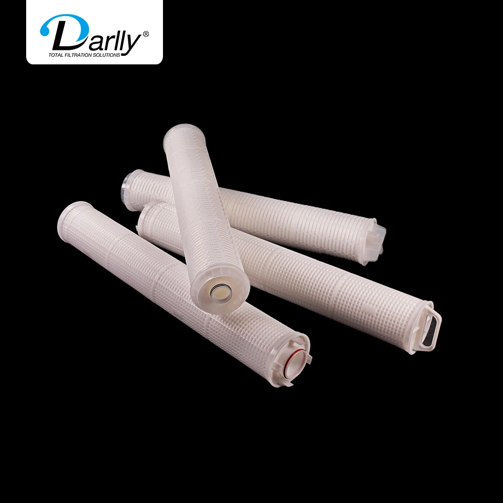 High area pleated 40' 0.5/1/5/10 um High Flow Pleated Filter Cartridge replacement cartridge filter for desalination