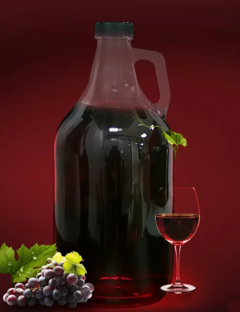 250ML 500ML 1000ML 2000ML california bottle  wine sealed small mouth big capacity bottle with handle
