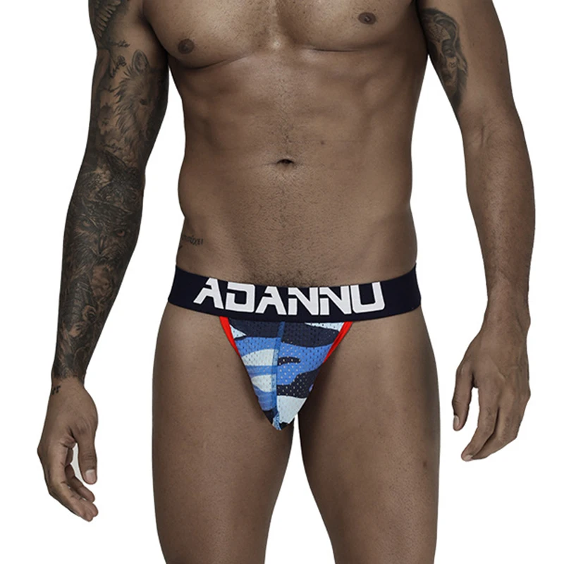 
OEM Sexy Men Underwear Manufacturer Hot Sale Nylon Spandex Breathable Comfortable Soft Thongs 