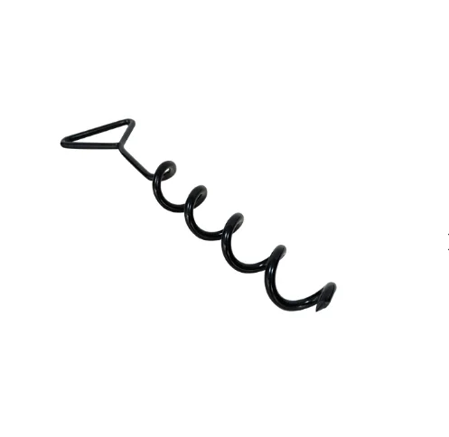 Tent Ground Anchors Powder Coating Easy to Install Trampoline Wind Stakes Tie Down Anchor