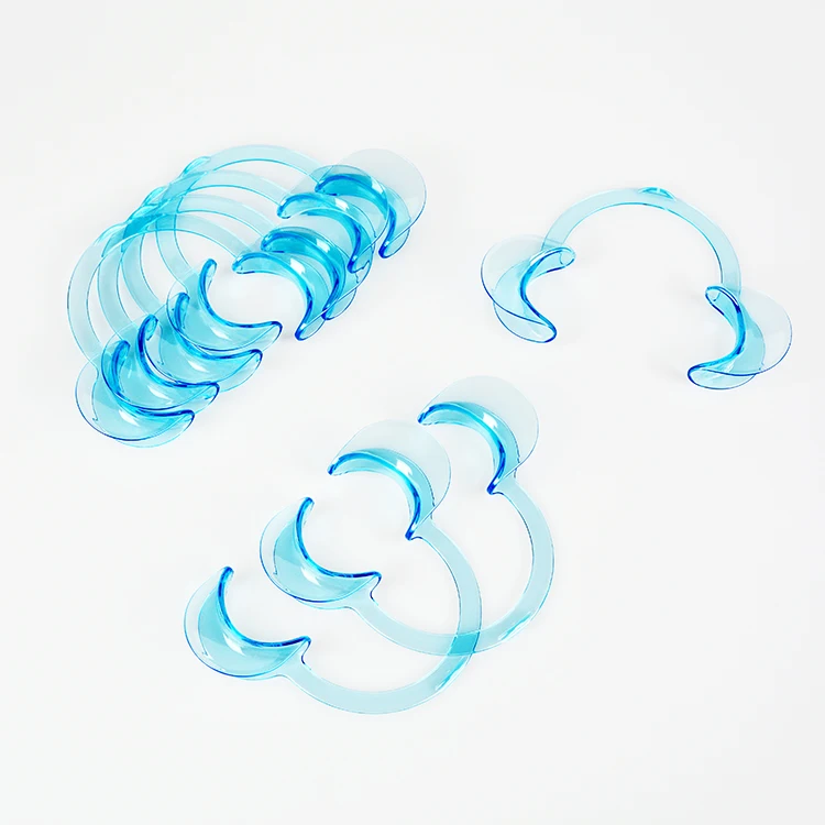 Clinic& Salon Use Multi Size C Shape Mouth Opener Teeth Whitening Dentist Silicone  Dental Cheek Retractors