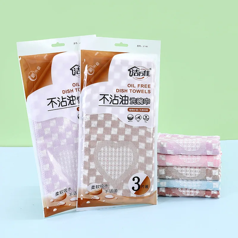 FF2728 Multi-purpose Microfiber Cleaning Cloth Kitchen Dusting Rag Counter Table Drying Towel Super Absorbent Microfiber Towel