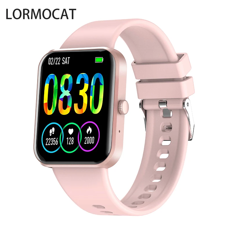 lormocat Factory Price Big Square Full Touch smart watch sim ZL34 smart watch low price Oxygen Monitoring fire boltt smart watch
