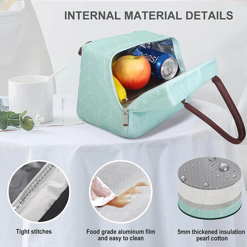 Lunch box beach cooler bag insulated lunch bag for school