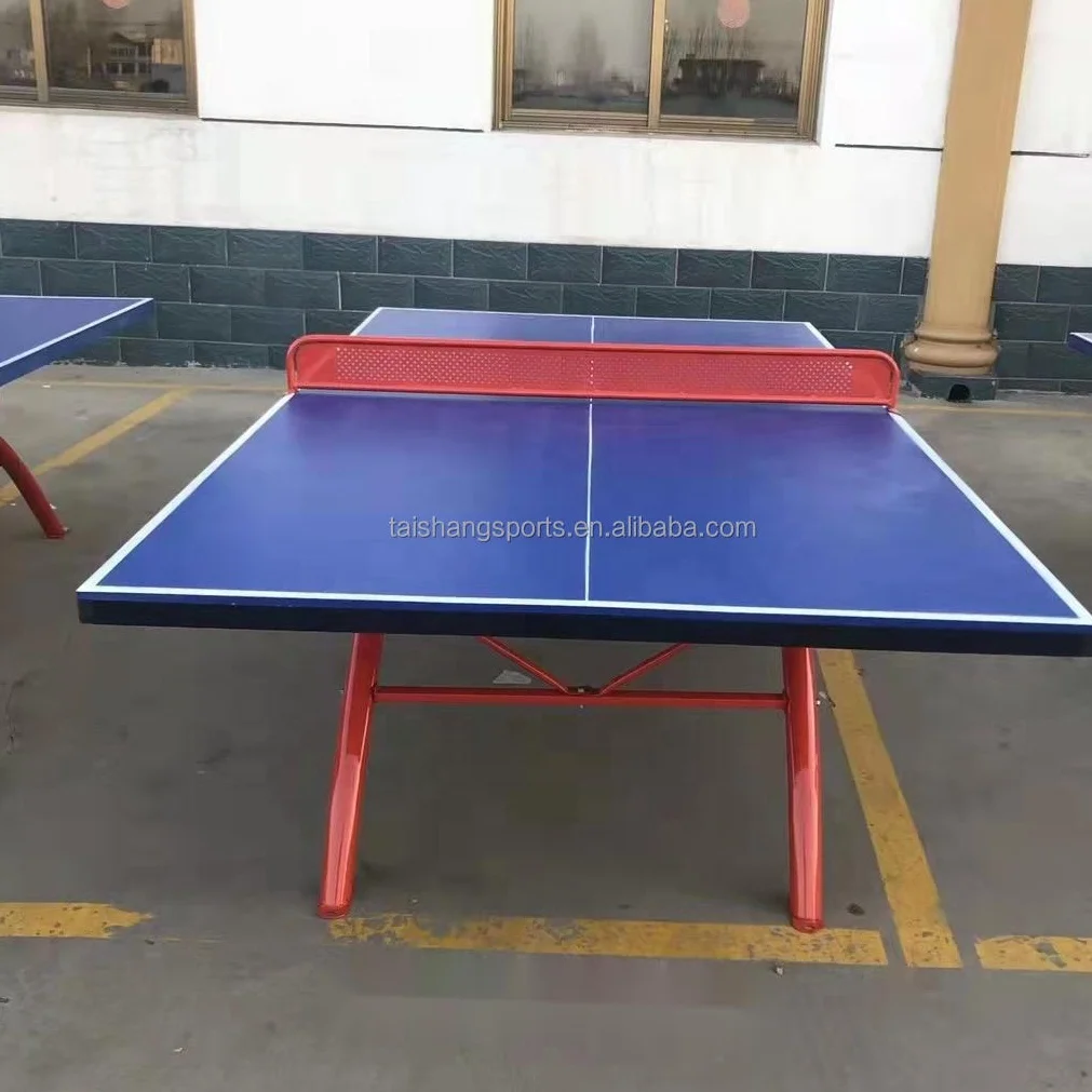 Wholesale factory hot sell rainbow style outdoor entertainment SMC table tennis table