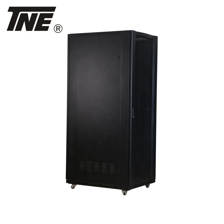 Newest item professional rack cabinet computer server box with vented double rear door