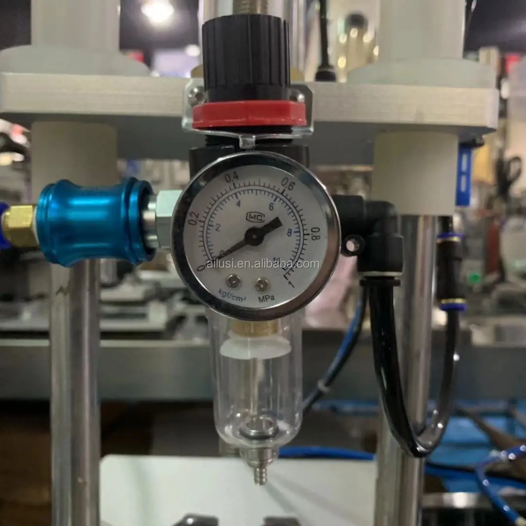 Фармацевтическая медицинская Косметическая ампульная машина для обжима крышек бутылок флаконов откидной 13 мм 15 20 пневматическая ручная укупорочная