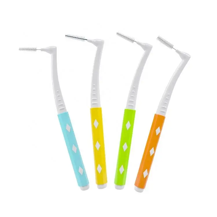 Dental disposable toothbrush orthodontic interdental brush braces brushes with orthodontic use