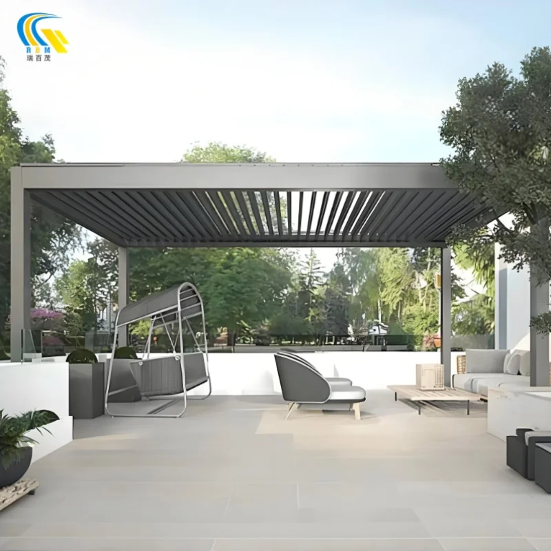 175 type aluminum alloy outdoor pavilion waterproof sunshade canopy, suitable for family gatherings