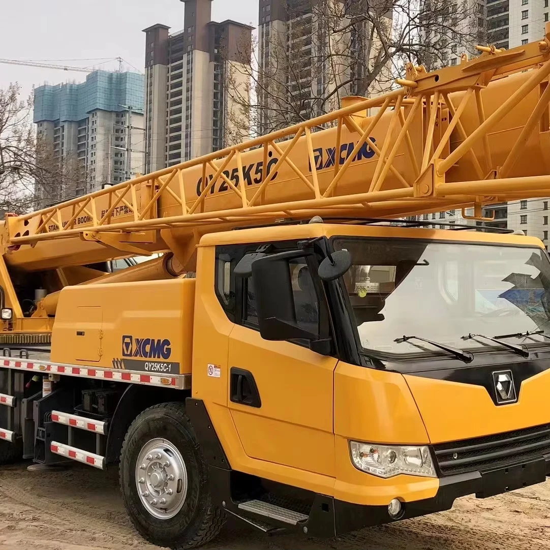 Used 55 ton China original XXCMG QY55KC mobile truck crane,XXCMG used crane QY25K5D truck 25 ton crane for sale