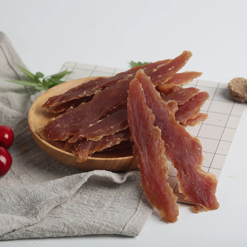 Dried Duck Jerky Whole Duck Breast Meat For Dogs Private Label Natural Pure Meat Dog Treats Pet Snacks