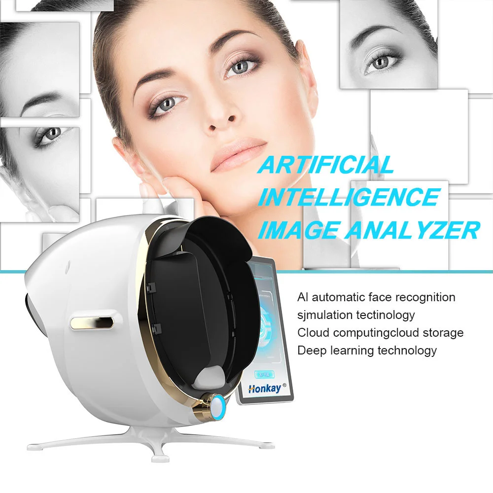 New Portable 3D AI Detector Tester Skin Analyzer Facial Scanner Face Camera Skin Analysis Machine