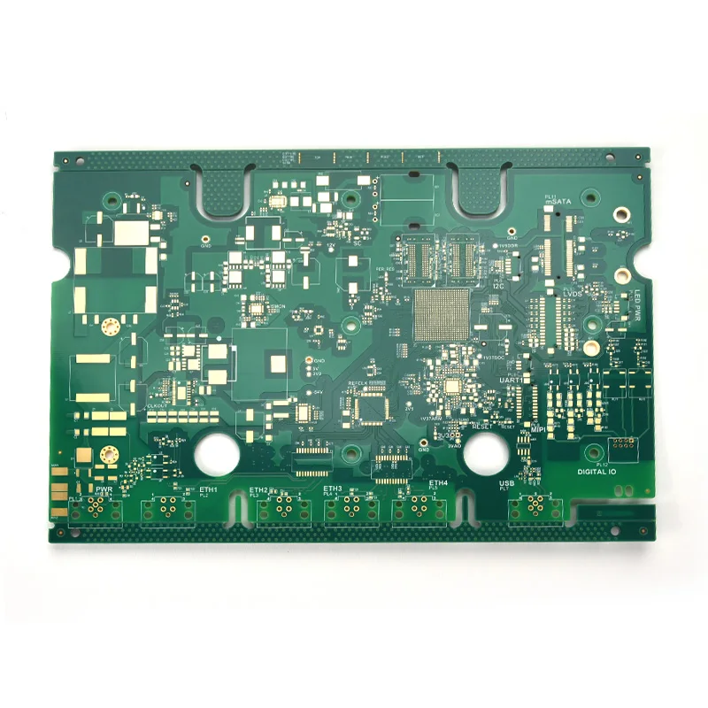 
New product pcb fabrication assembly Signal stability 8 LAYERS FR4 Tg170 DOUBLE SIDE PCBA circuit board for industral control 