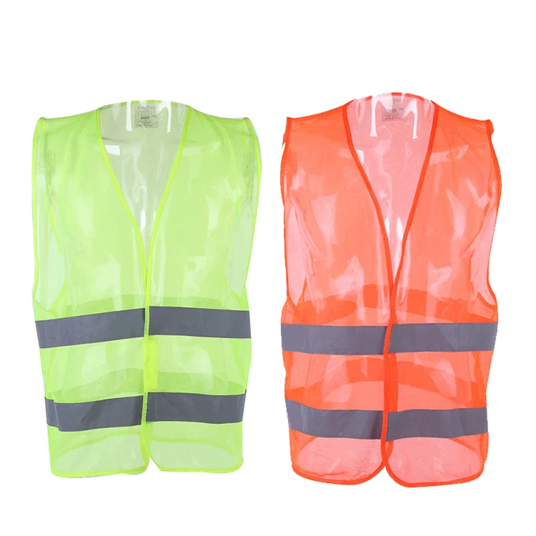 manufacture hot sell cheapest mesh common safety reflective running vest