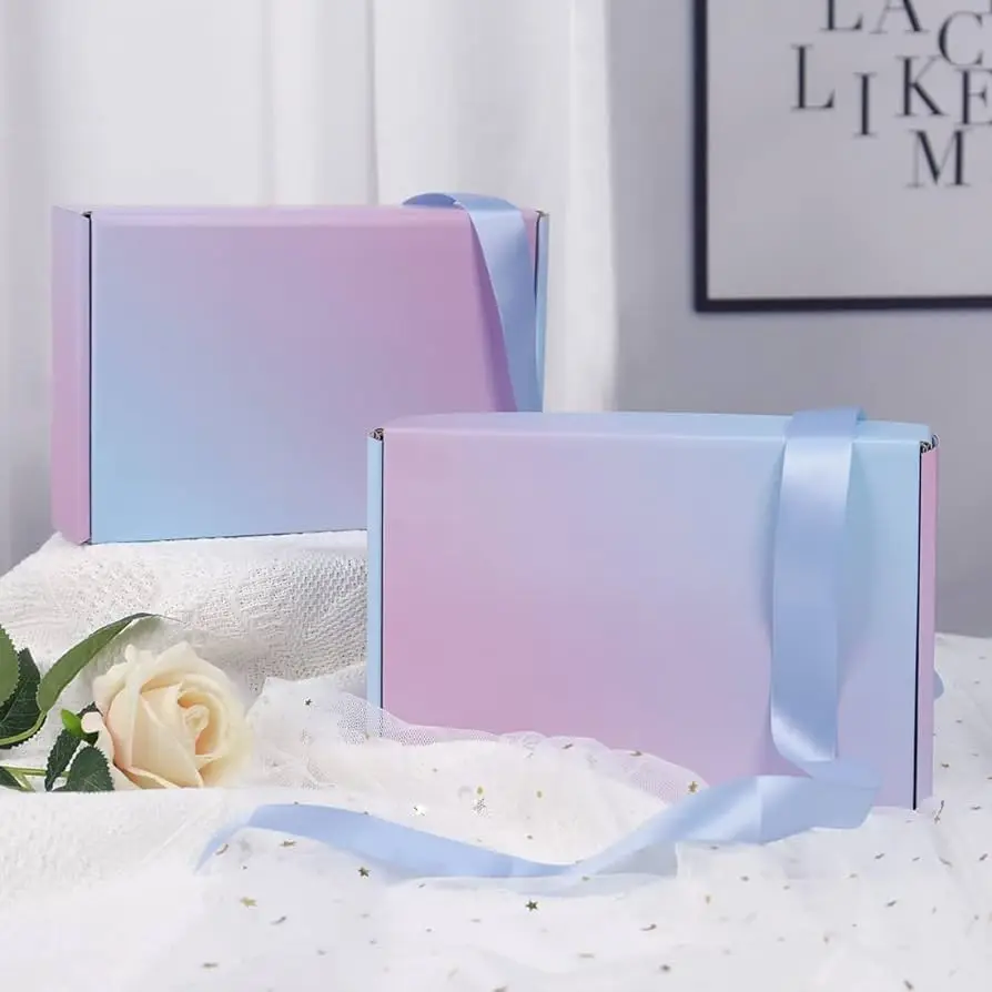 Luxury Custom Kraft Mailing Gift Clothing Shipping Box Corrugated Paper Cardboard Packaging For Small Business