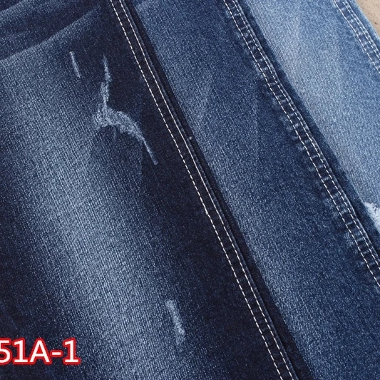 Cotton spandex denim fabric with low price 97%c 3% spandex with 12 oz for jeans