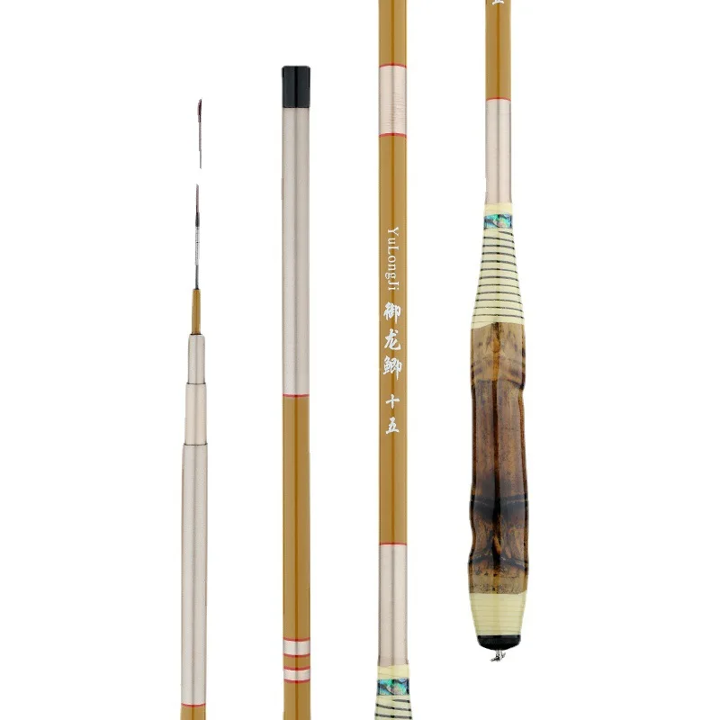 Manufacturers Supply Luo Han Bamboo Fishing Rod Crucian Pole Carbon Light Slender Section Fishing Rod