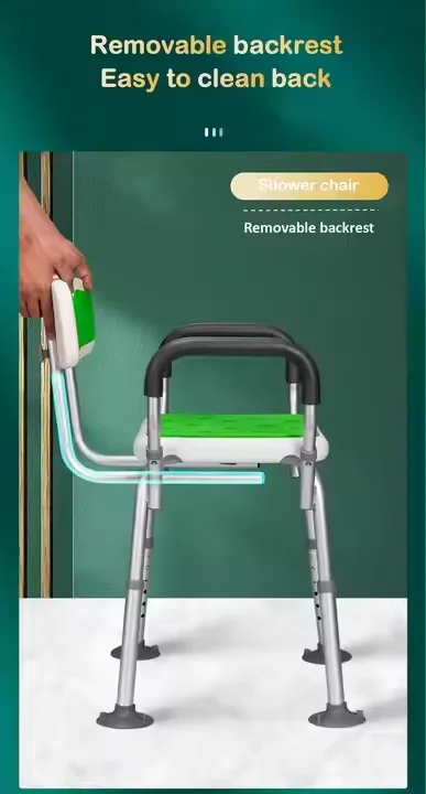 adjustable disabled shower chair for elderly bath chair bathroom safety equipment