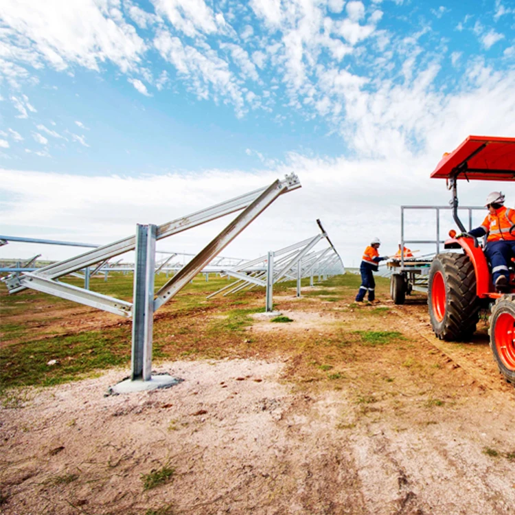 Single Post Stand Solar Ground Mounting