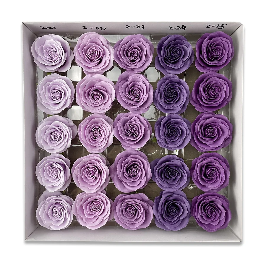 25pcs Artificial High Quality Immortal Flower Suxing Rose Bouquet Gift Box Room Decor Soap Flowers