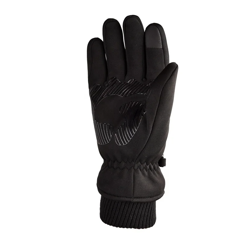 Мужские зимние теплые лыжные ветрозащитные перчатки для сенсорных экранов