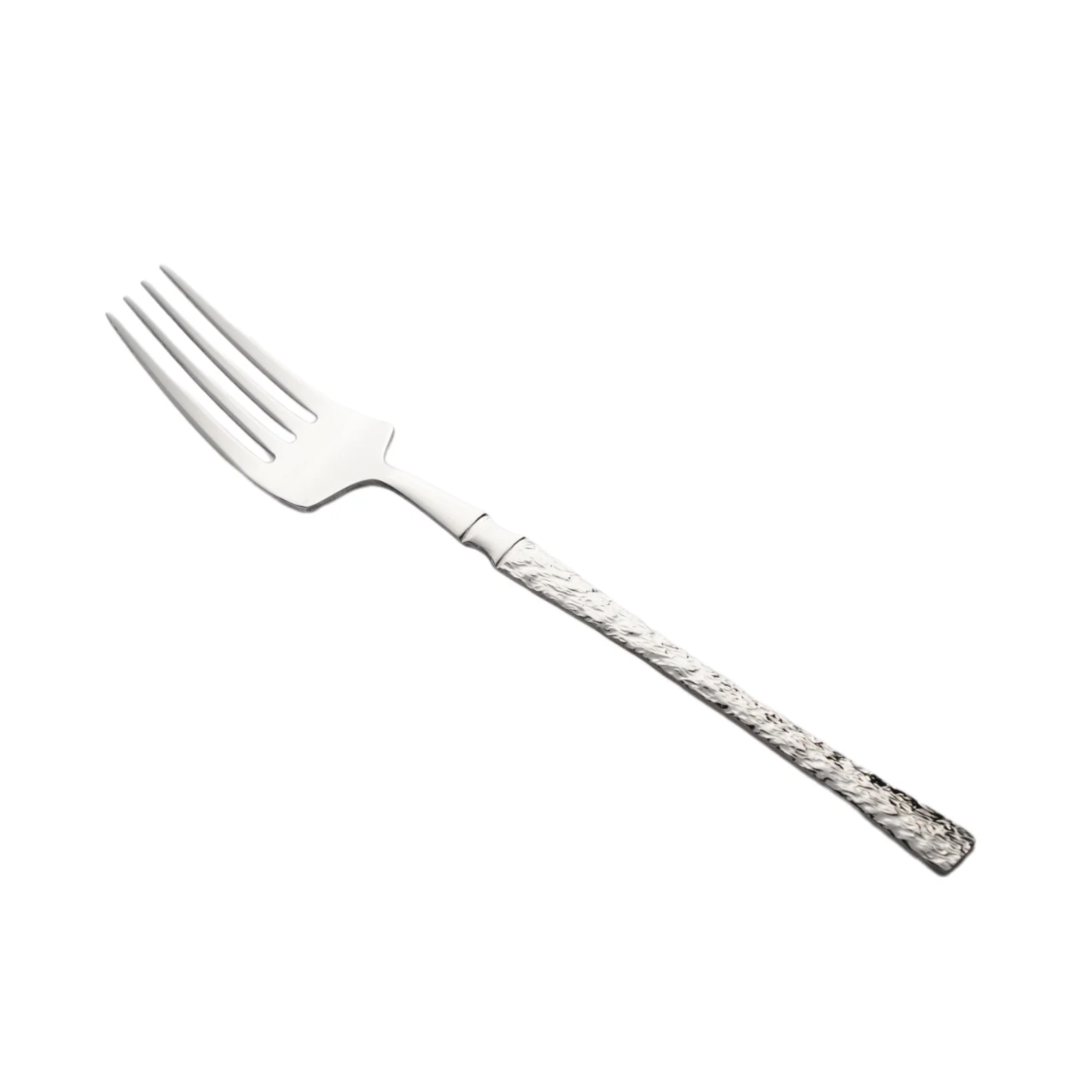 Eco Friendly Silverware Hotel Restaurant Spoon and Fork Set Creative Handle Stainless Steel Tableware Wholesale