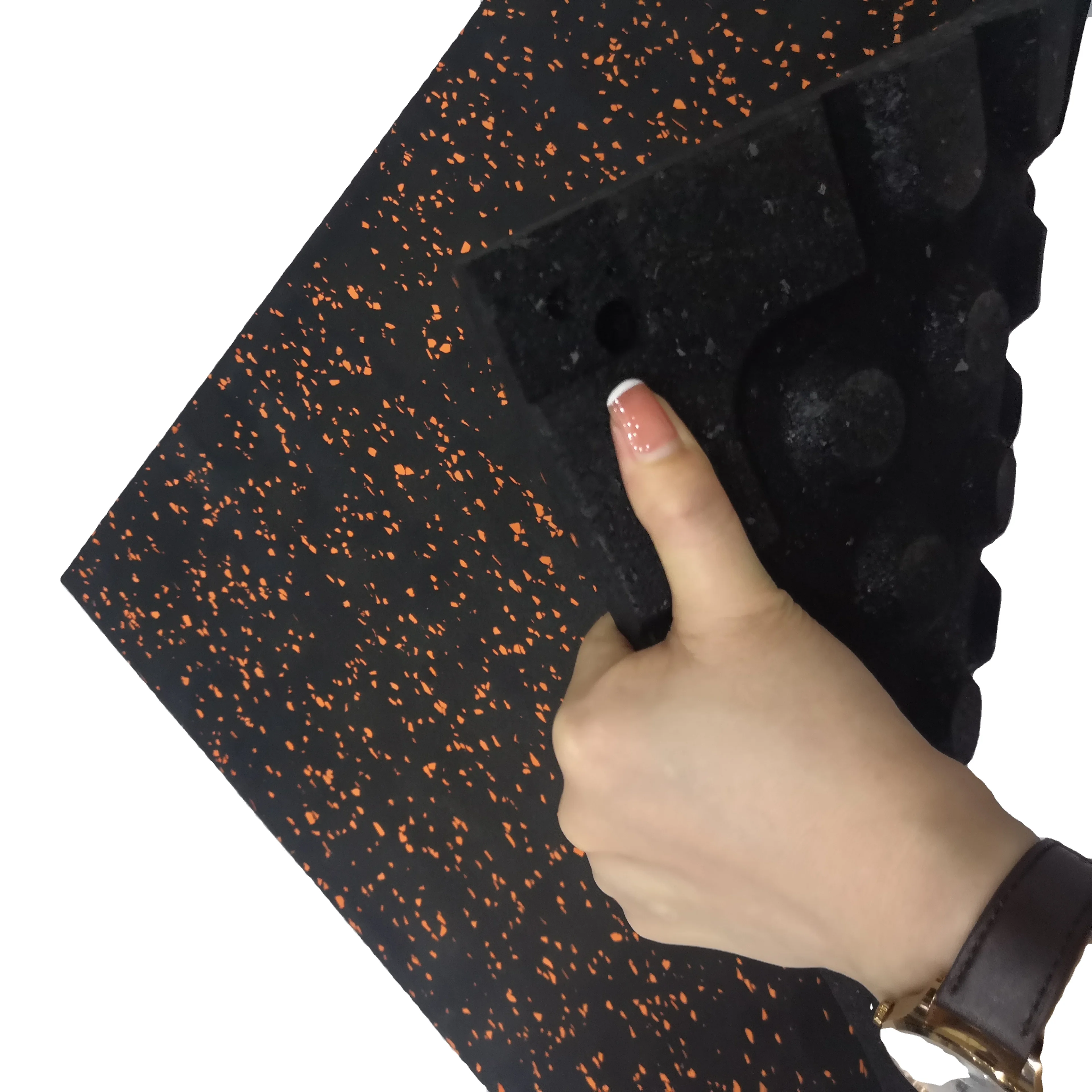Sound Insulation Heavy Duty Rubber Floor Mat 6mm 8mm 12mm Non Toxic Gym Rubber Floor Fitness Rubber Tiles