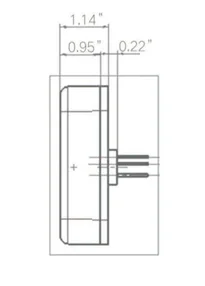 bus tail light 10inch three colour LED combination STT backup turn signal tail lamp light