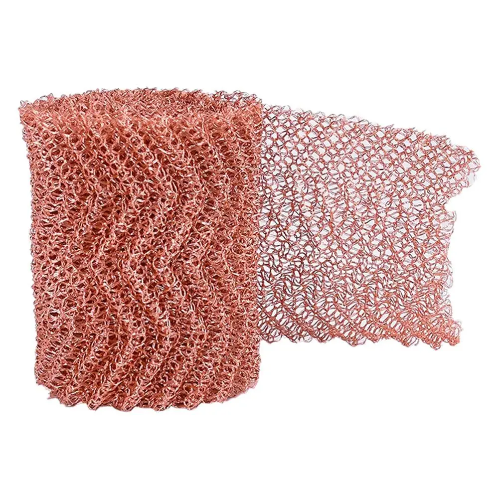 Knitted Copper Wire Mesh for Mouse Rodent Pest Control Fence