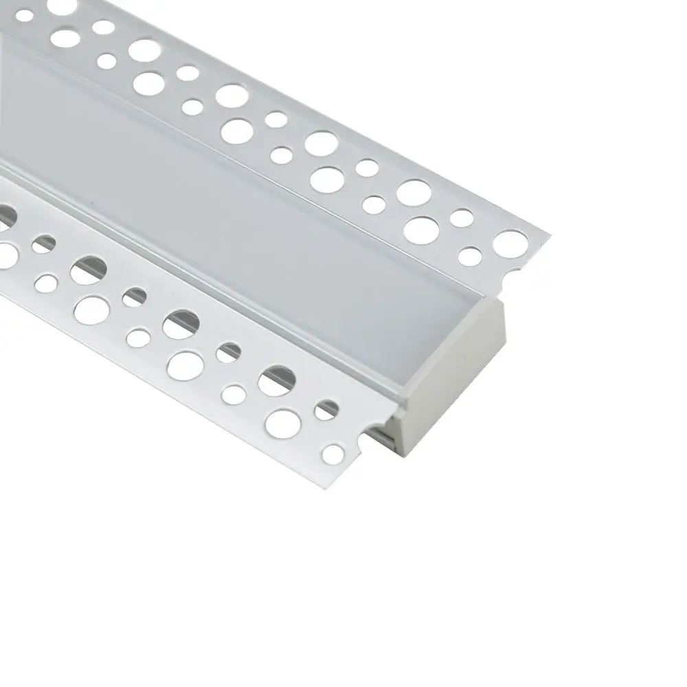 62*14mm Gypsum Board Strip LED Channel LED Plaster Profile Recessed Drywall LED Aluminum Extrusion for Ceiling Wall