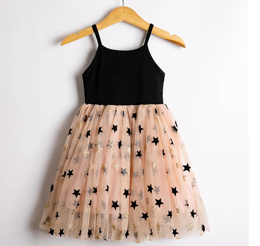 BKD mini dress with strap baby ballet dress tutu dresses for girls kids