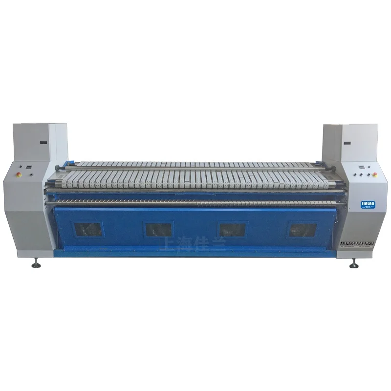 Fabric feeding machine  Quickly and efficiently flatten the linen and send it to the ironing machine for ironing