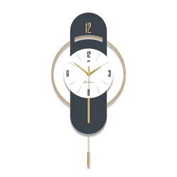 Home Decor Luxury Wall Watch Metal Ginkgo Biloba Wall Art Buy Nordic Wall Clocks with Reloj de pared de metal