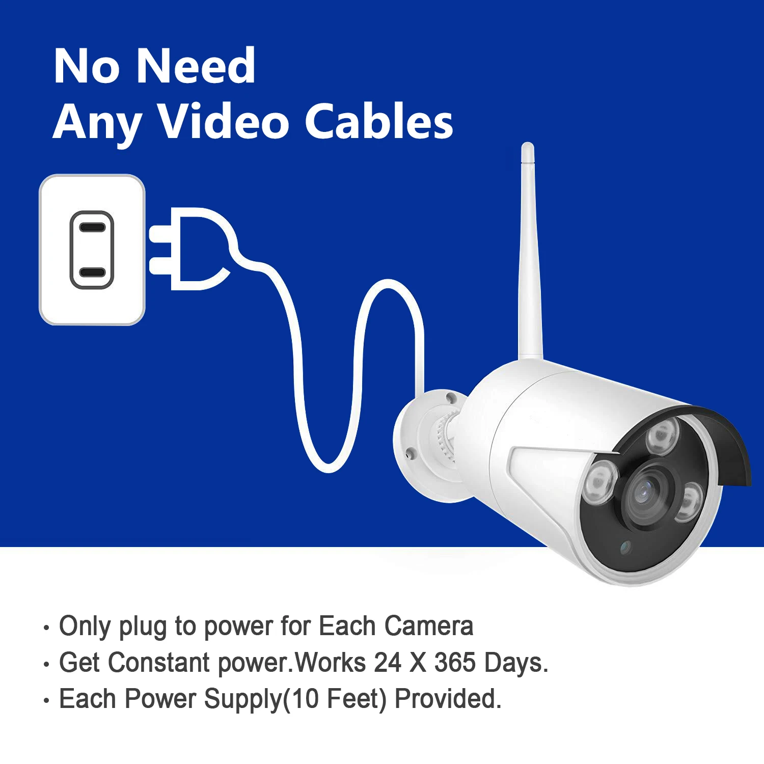  Tuya 2MP беспроводная cctv домашняя камера безопасности система wifi nvr комплект открытый водонепроницаемый 8 WiFi камеры обнаружения