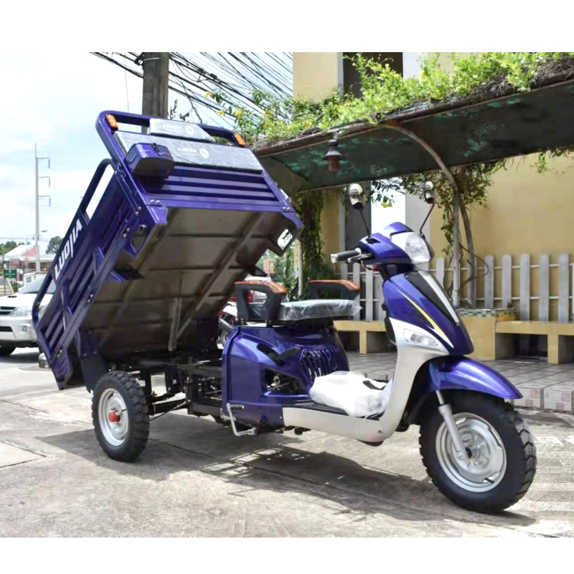 125cc motorcycle three wheel tricycle gasoline tricycle for cargo
