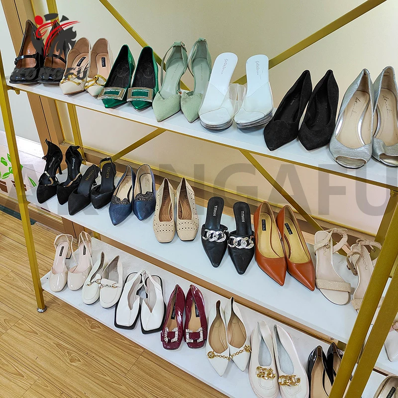 AKONGFU Leather Sandals high heels original used shoes wholesale bulk shoes shoes stock in uk