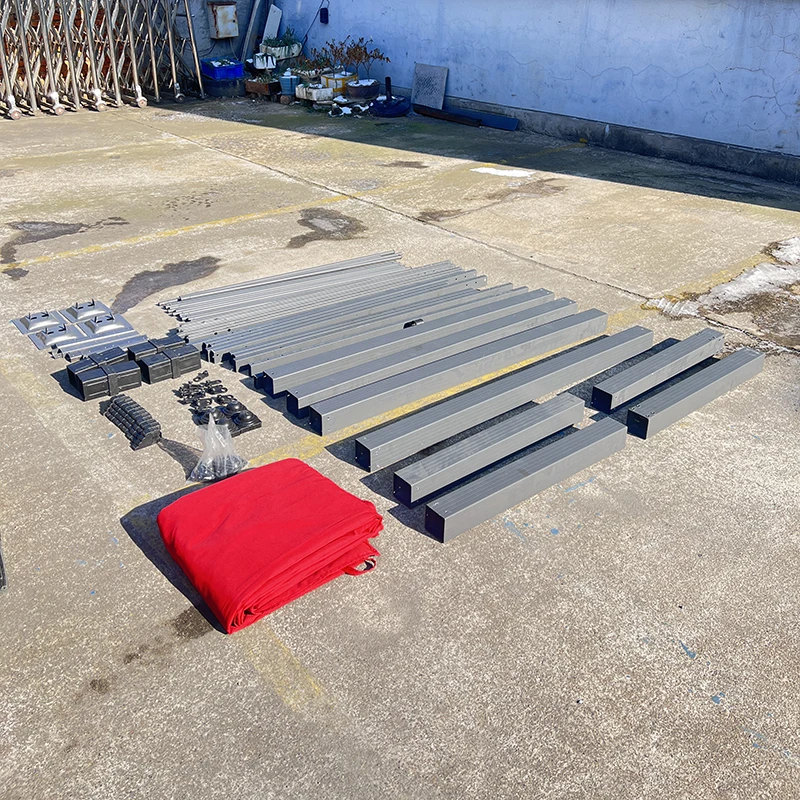 Outdoor Waterproof Garden Gazebo with Retractable Canopy and Aluminum Frame Metal Grape Trellis for Summerhouses