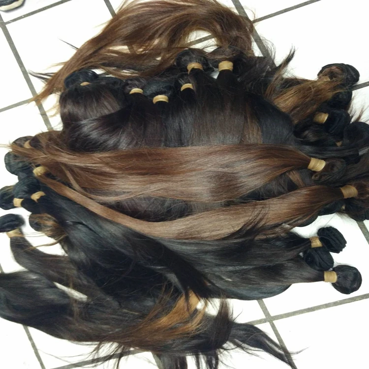 Lesfly Mocha virgo hair company meche bresilienne cheveux humain extensiones de cabello weaving natural hair 10pcs free shipping