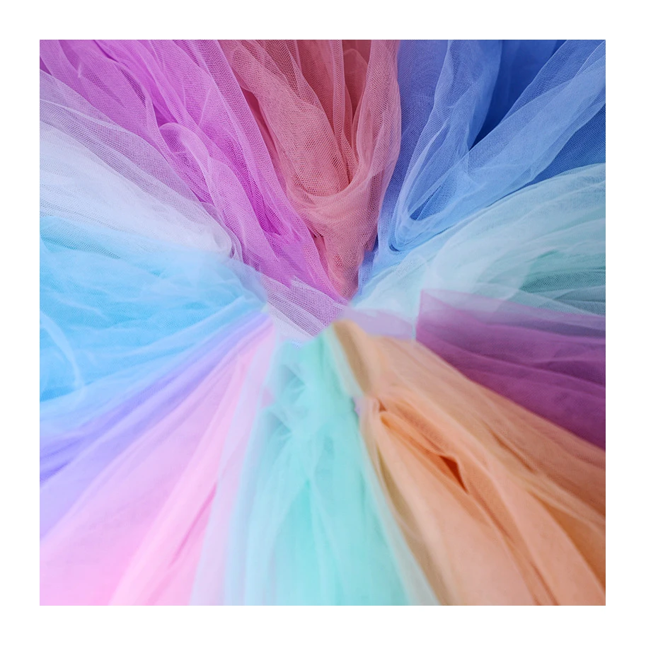 Недорогие свадебные тюлевые болты HG6136 из 108 легкого полиэстера для драпировки ткани