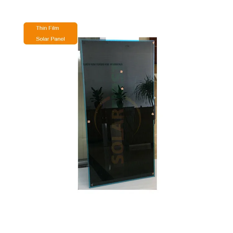 New Design PV Solar Energy CDTE Transparent Thin Film Solar Panel